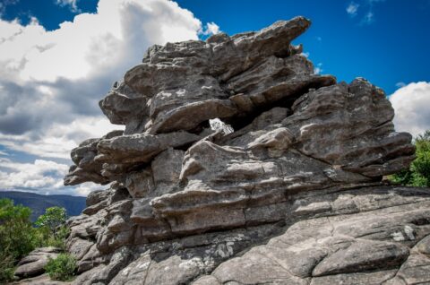 Strange Rock Formation Along The Trail To The Pinnacle, Grampians National Park, VIC, Australia