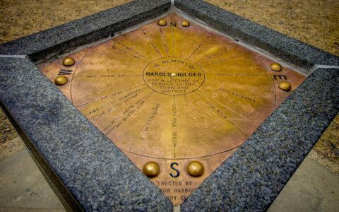 Topograph On Granite Island, Victor Harbour, SA, Australia