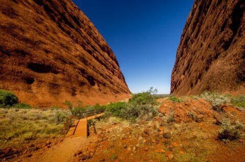 Trail To Wapta Gorge, Kata Tjuta, NT, Australia