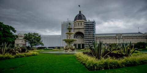 Under Reconstruction Royal Exhibition Building In Melbourne, VIC, Australia