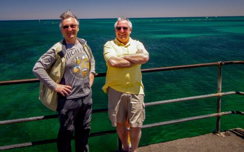 rrasha And Gabika On The Dock In Holdfast Bay, SA, Australia