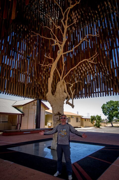 rrasha And Tree of Knowledge, Barcaldine, QLD, Australia