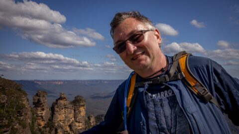 rasha & Three Sisters, Blue Mountains, NSW, Australia