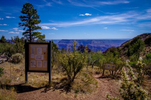 Bill Hall Trailhead, Monument Point, Grand Canyon North Rim, AZ