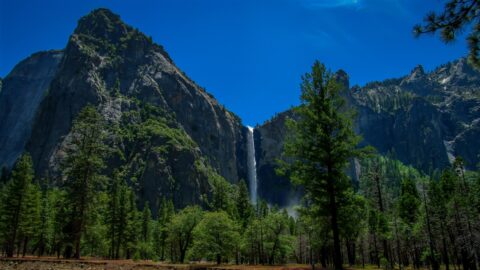 Bridalveil Falls In Yosemite National Park, CA