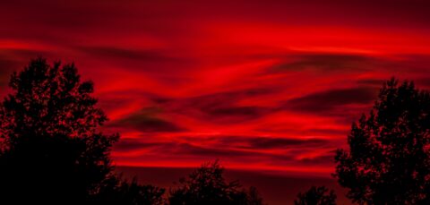 Burning Sunset in Vancouver, BC