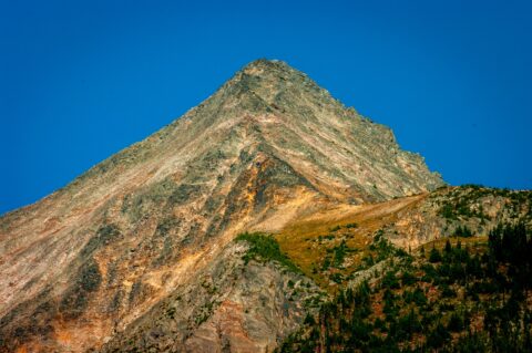 Cheops Mountain In Glacier National Park, BC