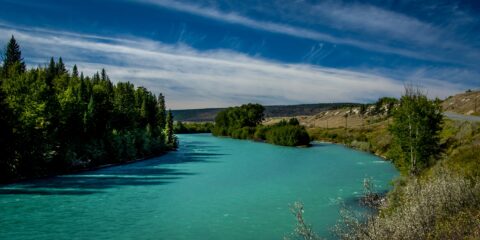Chilkotin River In Bull Canyon Provincial Park Along Highway 20, BC