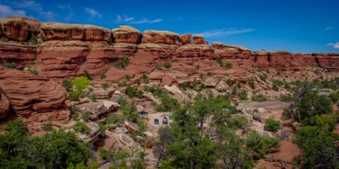 Elephant Hill Parking In Needles, Canyonlands National Park, UT