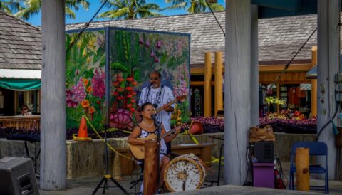 Leilani Rivera Bond Free Concert, Coconut Marketplace, Kapa’a, Kauai Island East shore, HI