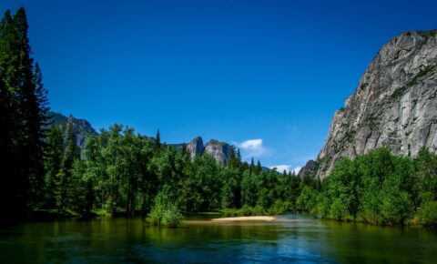 Merced River In Yosemite National Park, CA