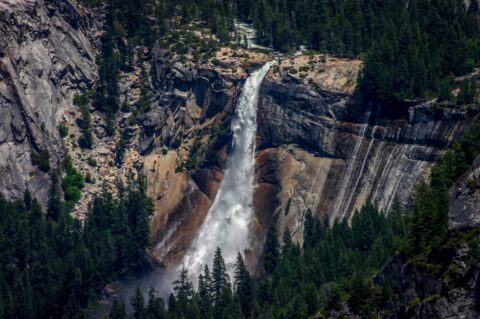 Nevada Fall In Yosemite National Park, CA