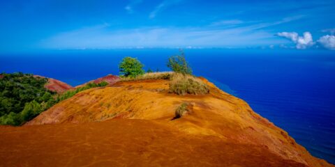 Nu’alolo Vista In Kokee State Park, West Coast Of Kauai Island, HI
