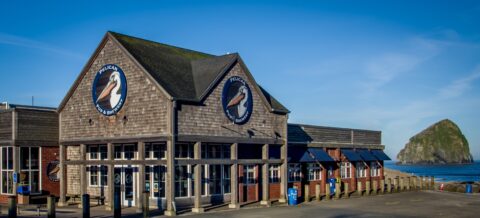 Pelican Pub and Haystack (Chief Kiwanda) Rock, Pacific City, OR