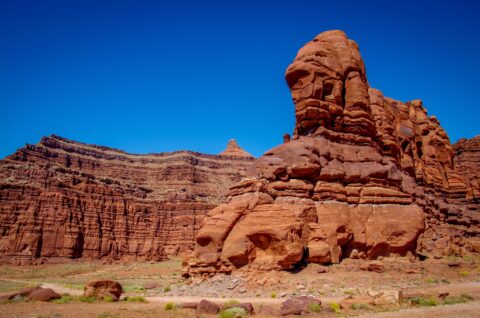 Potash Trail Towards Canyonlands National Park, Moab UT