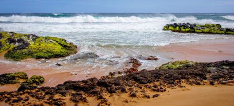 Secret Beach, North Shore of Kauai Island, HI