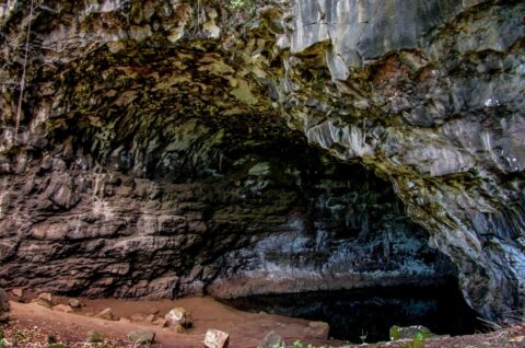 Waikanaloa Cave, North Shore of Kauai Island, HI