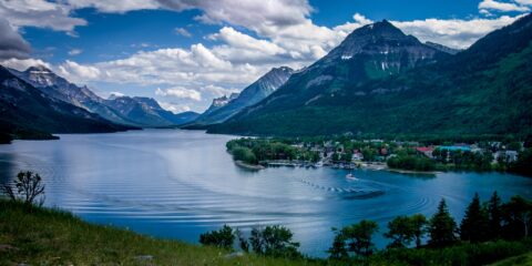 Waterton Lake In Waterton National Park, AB