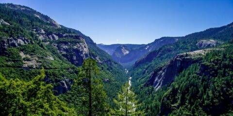 Yosemite Valley In Yosemite National Park, CA