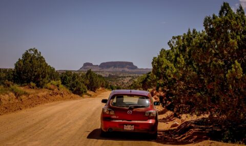Zoom-Zoom On Notom-Bullfrog Road In Capitol Reef National Park, UT