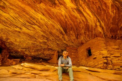 rrasha At House On Fire, Mule Canyon, UT