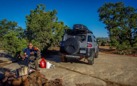 rrasha Camping On Gooseberry Mesa Near Zion National Park, UT