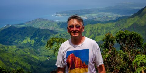 rrasha On Pu’U O Kila Lookout In Koke’e State Park, Kauai Island, HI