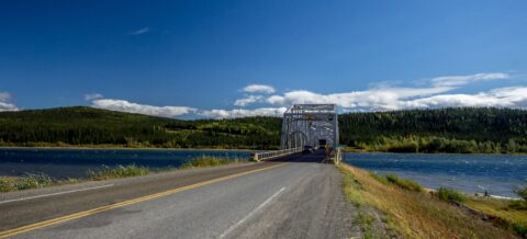 Bridge Over Teslin Lake, Alaska Highway, Teslin, YT