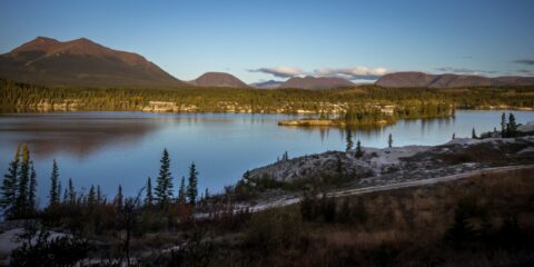 Chilly Morning By Lewes Lake, Carcross, YT