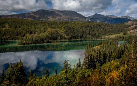 Beautiful Emerald Lake, Carcross, YT