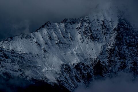 Mount Logan Glacier In Cloud In Kluane National Park And Reserve, YT