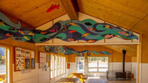 Interior Of Shelter By Kathleen Lake, Kluane National Park, YT