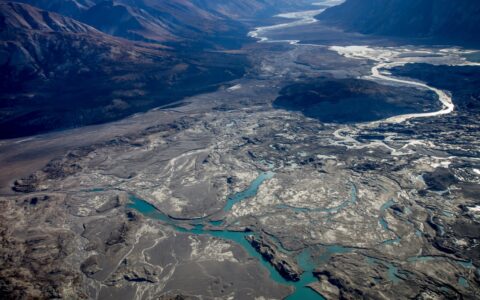 Melting Glacier In Kluane National Park, YT