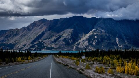 On Alaska Highway Near Kluane Lake, YT