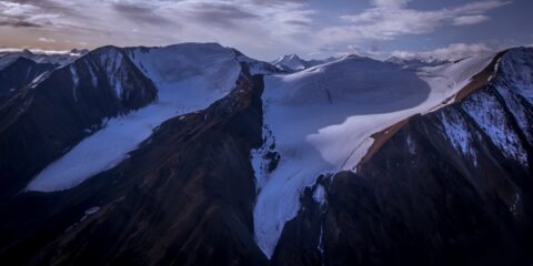 Mountain Peak On The Glacier Air Tour In Kluane National Park, YT
