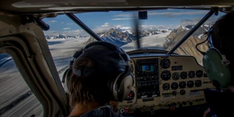 On The Glacier Air Tour Above The Kaskawulsh Glacier In Kluane National Park, YT
