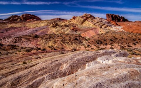 7 Wonders And Fire Wave In Valley Of Fire State Park, NV