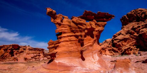 Another Wind Eroded Rock In Little Finland, NV