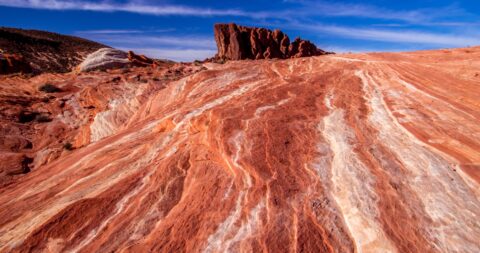 Fire Wave In Valley Of Fire State Park, NV