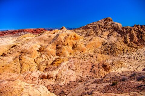 Landscape At Silca Dome In Valley Of Fire State Park, NV