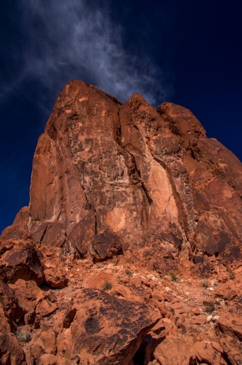 Look At Gibraltar Rock From Fire Wave Trail In Valley Of Fire State Park, NV