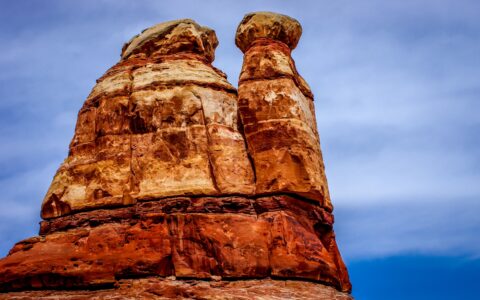 Tower Rock Along Squaw Flat Trail In Needles, Canyonlands National Park, UT