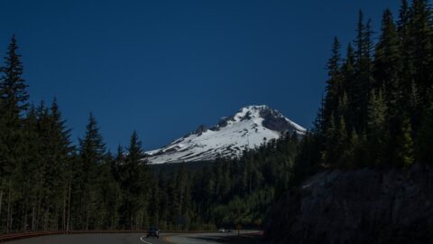 On Highway 26 Up Mount Hood, OR