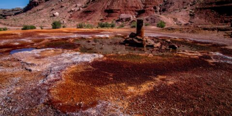 Approach Green River Geyser, UT