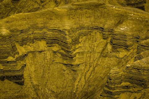 Badlands Detail From Moonscape Overlook, UT