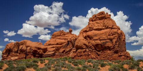 Big Boulder Near Garden Of Eden, Arches National Park, UT