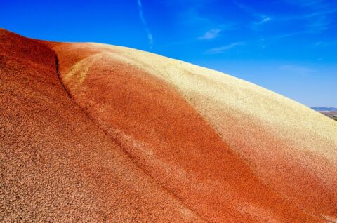 Change Of Colors In Painted Hills, John Day Fossil Beds National Monument, OR
