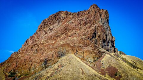 Colorful Hill on the Trail to Painted Hills, John Day Fossil Beds National Monument, OR