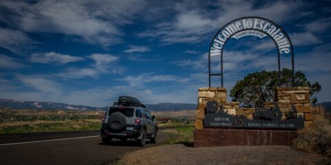 Entering Escalante, UT