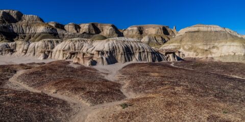 Erosional Landforms In Ah-Shi-Sle-Pah Wilderness Study Area, NM